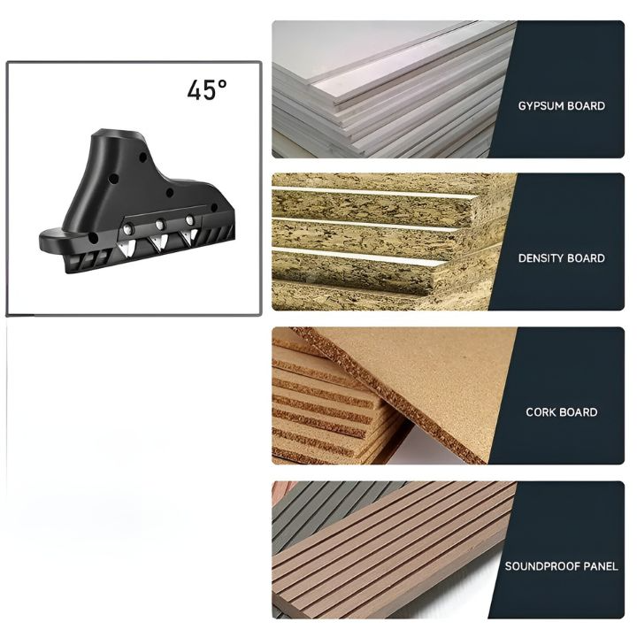 Gypsum board edge trimmer | Perfect edges, every time