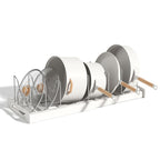 Adjustable pot stand for easy storage of cookware