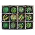 Set of 12 Christmas Tree Ball Ornaments, 6 cm