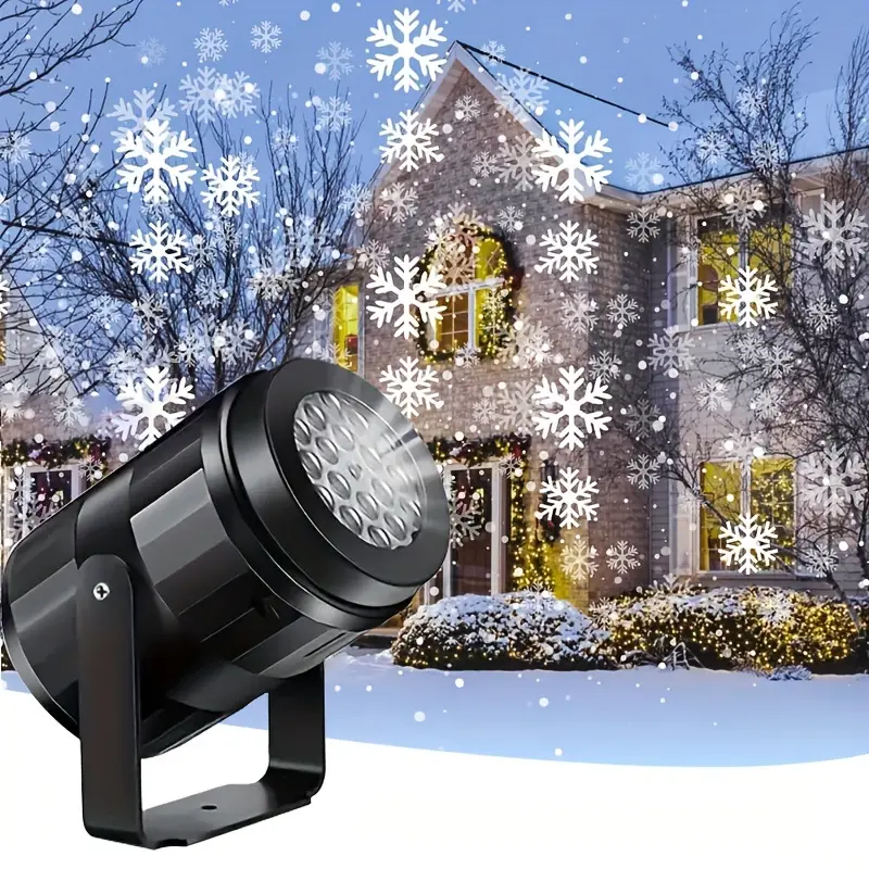 Magic Snowflakes Christmas Projector – LED light show for indoor and outdoor