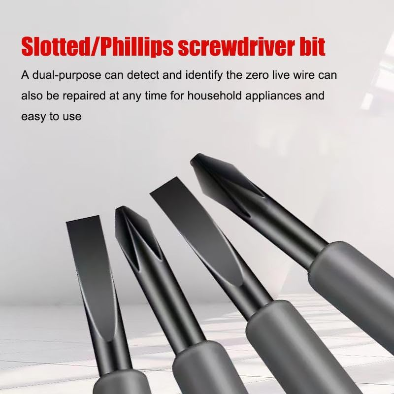 Magnetic screwdriver and test pen | Precision tool with double function