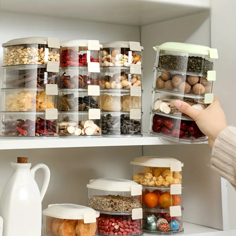 Stackable spice organizers | Elegant, sturdy and functional