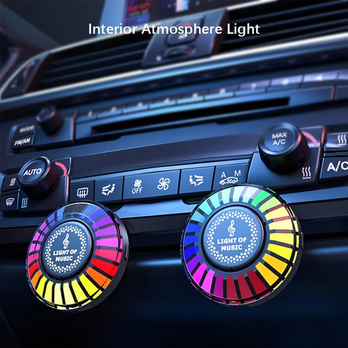Auto Sound Pickup Light | Portable RGB Fun on the Go