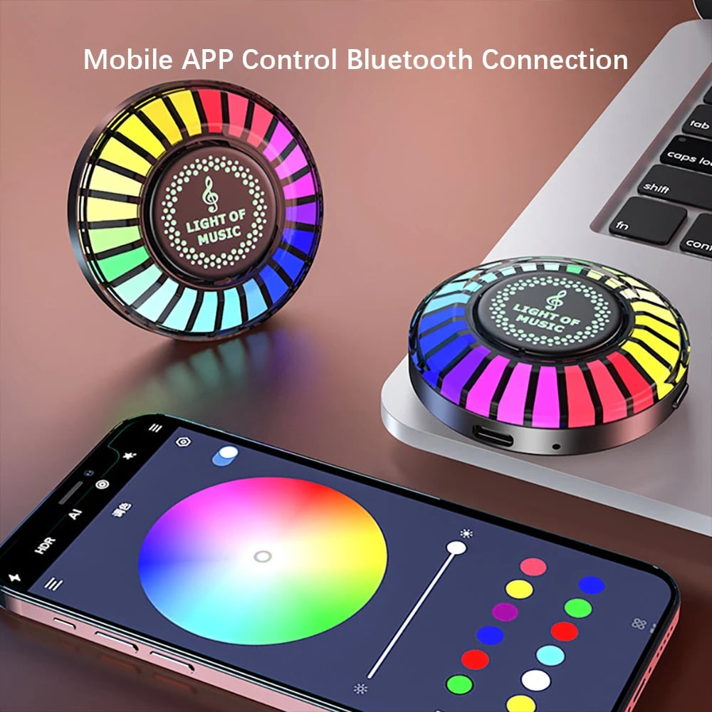 Auto Sound Pickup Light | Portable RGB Fun on the Go