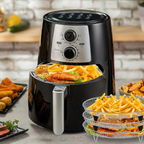 Stackable Air Fryer Racks | Space-saving frying made easy