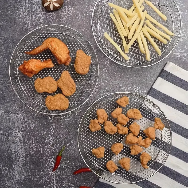 Stackable Air Fryer Racks | Space-saving frying made easy