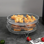 Stackable Air Fryer Racks | Space-saving frying made easy