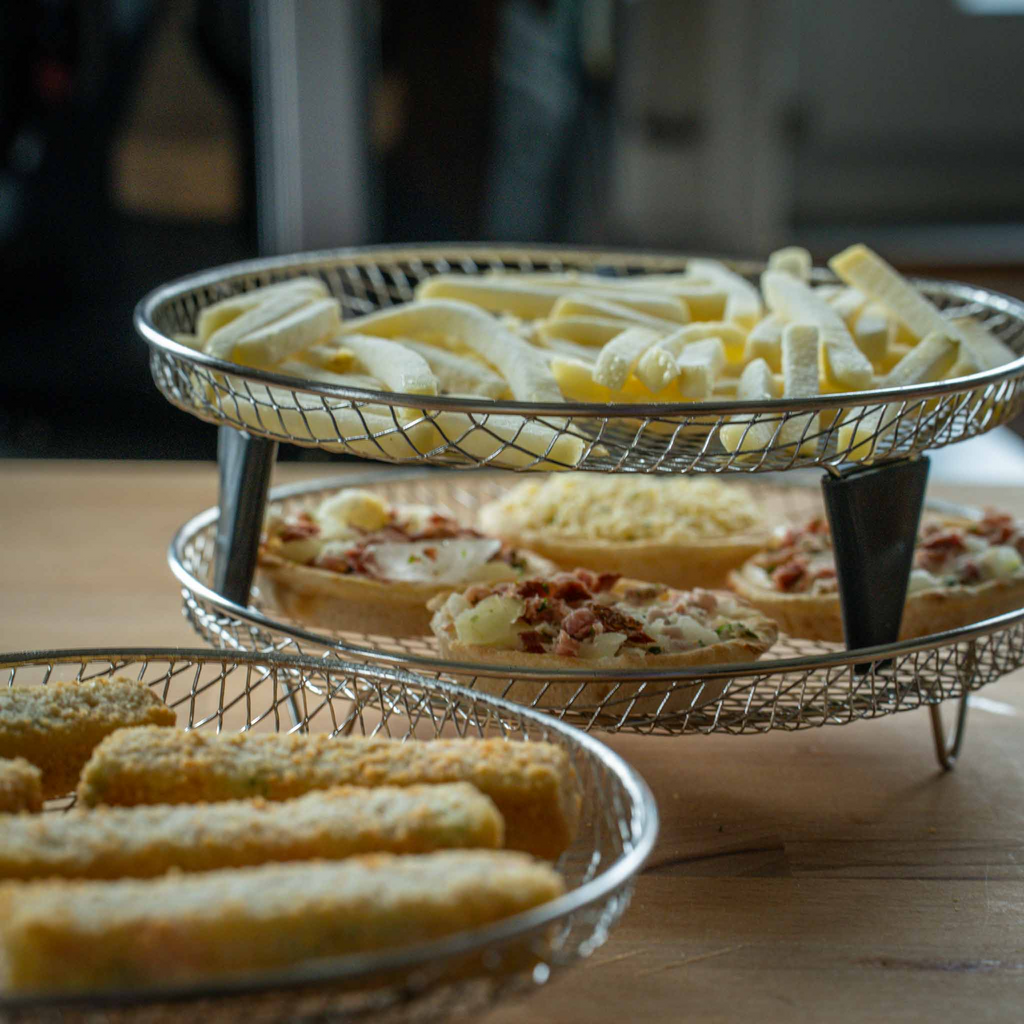Stackable Air Fryer Racks | Space-saving frying made easy