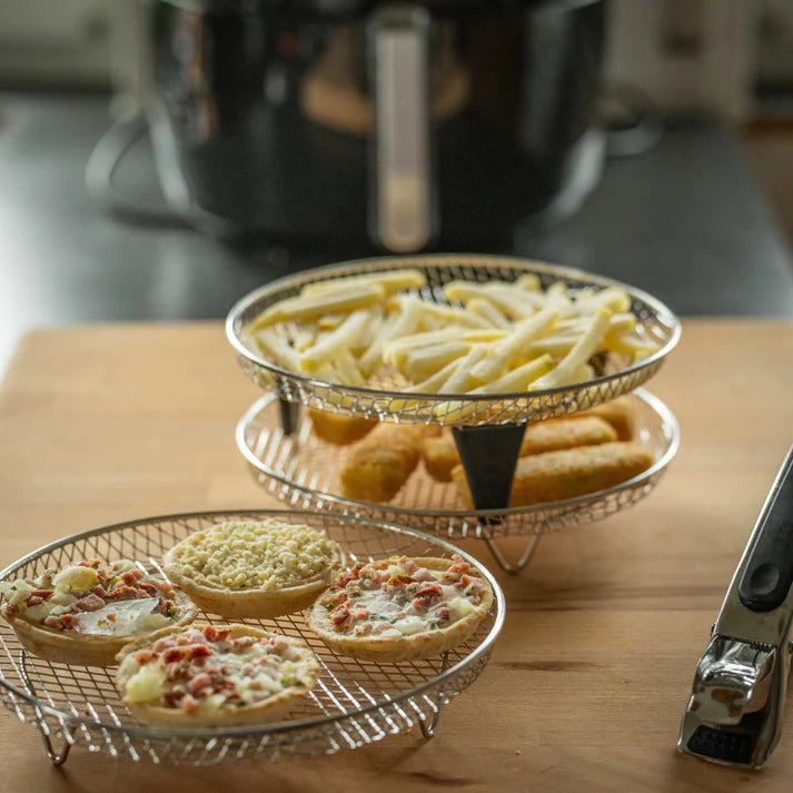 Stackable Air Fryer Racks | Space-saving frying made easy