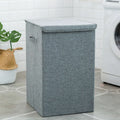 Foldable Laundry Hamper with Lid – Large Capacity