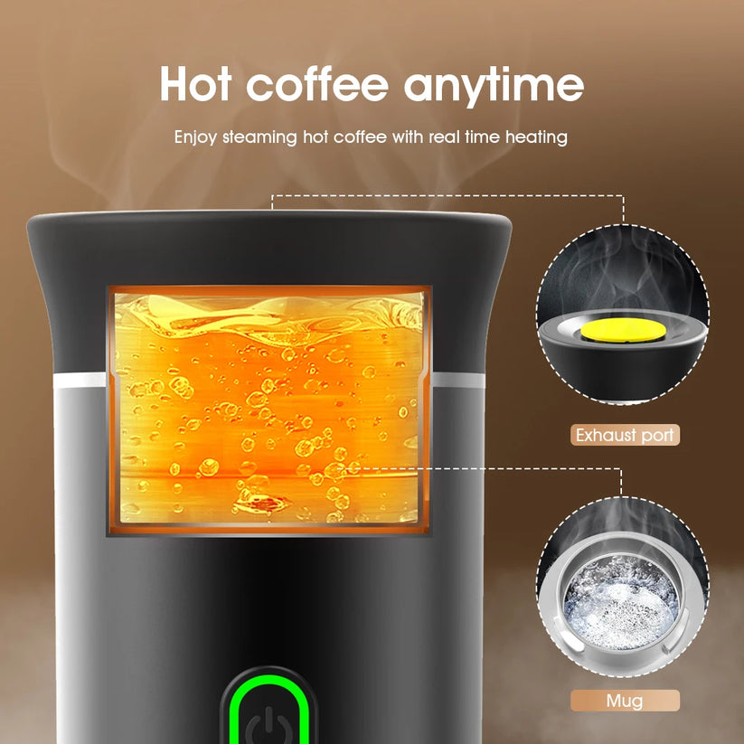 Portable coffee machine | Brew anywhere and anytime