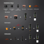Portable coffee machine | Brew anywhere and anytime