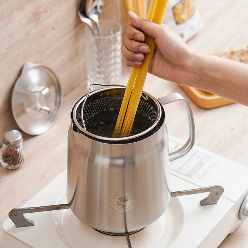 Stainless Steel Fryer | Durable Oil Filtration