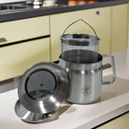 Stainless Steel Fryer | Durable Oil Filtration