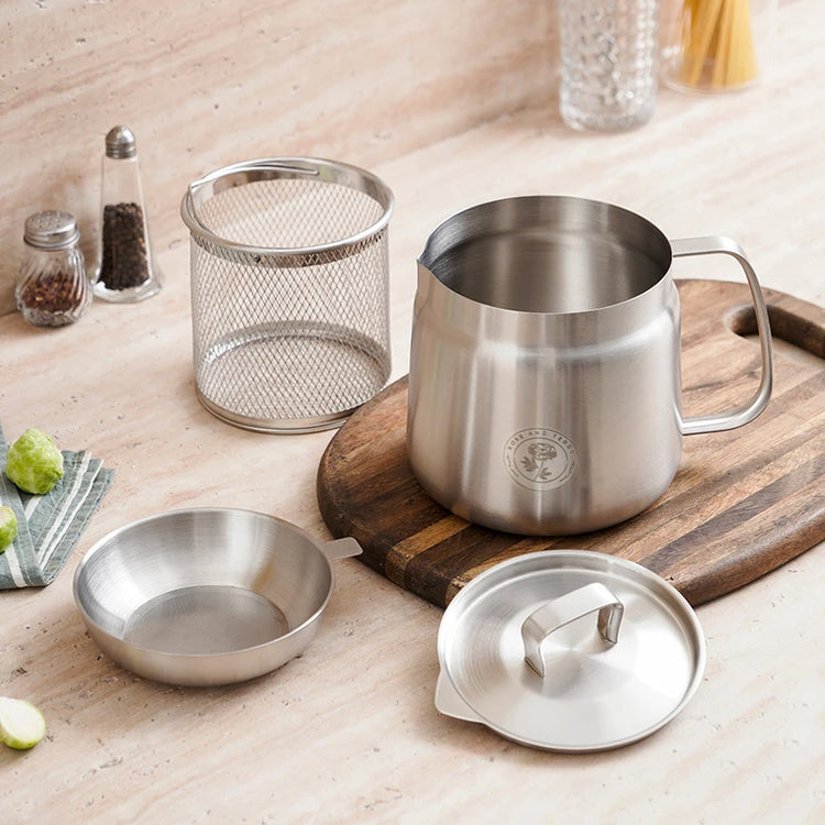 Stainless Steel Fryer | Durable Oil Filtration