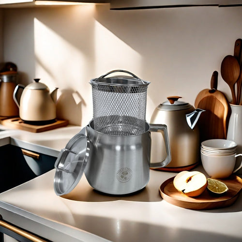 Stainless Steel Fryer | Durable Oil Filtration
