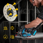 Porous, widened cutting blade | Smooth and precise cuts