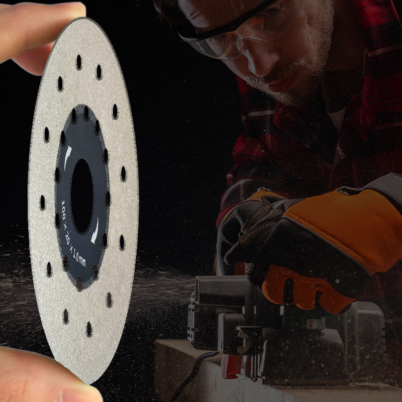 Porous, widened cutting blade | Smooth and precise cuts