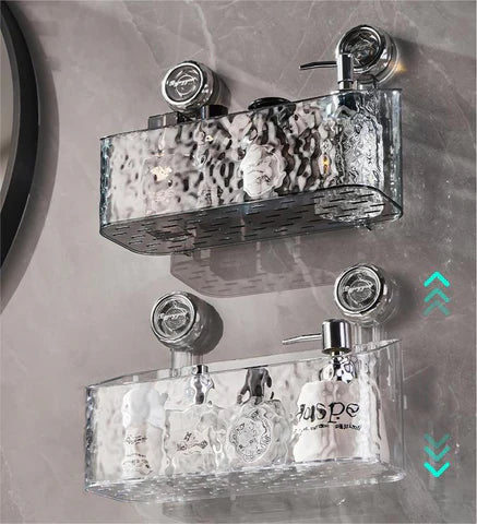 Practical wall shelf | Drill-free storage in the bathroom