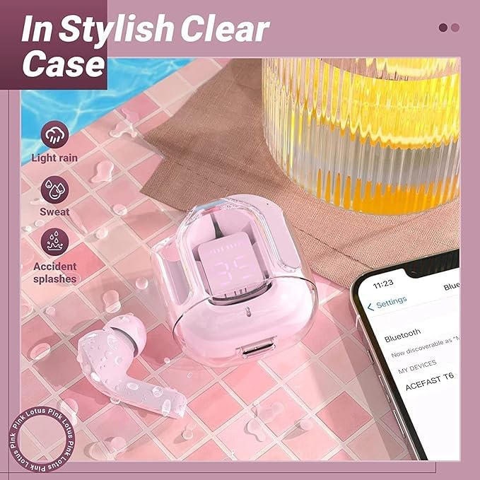 Wireless Glitter Headphones | Glamorous Appearance, Premium Audio