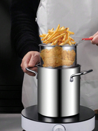 Stainless Steel Deep Fryer | Enjoy Crispy Foods with Less Oil