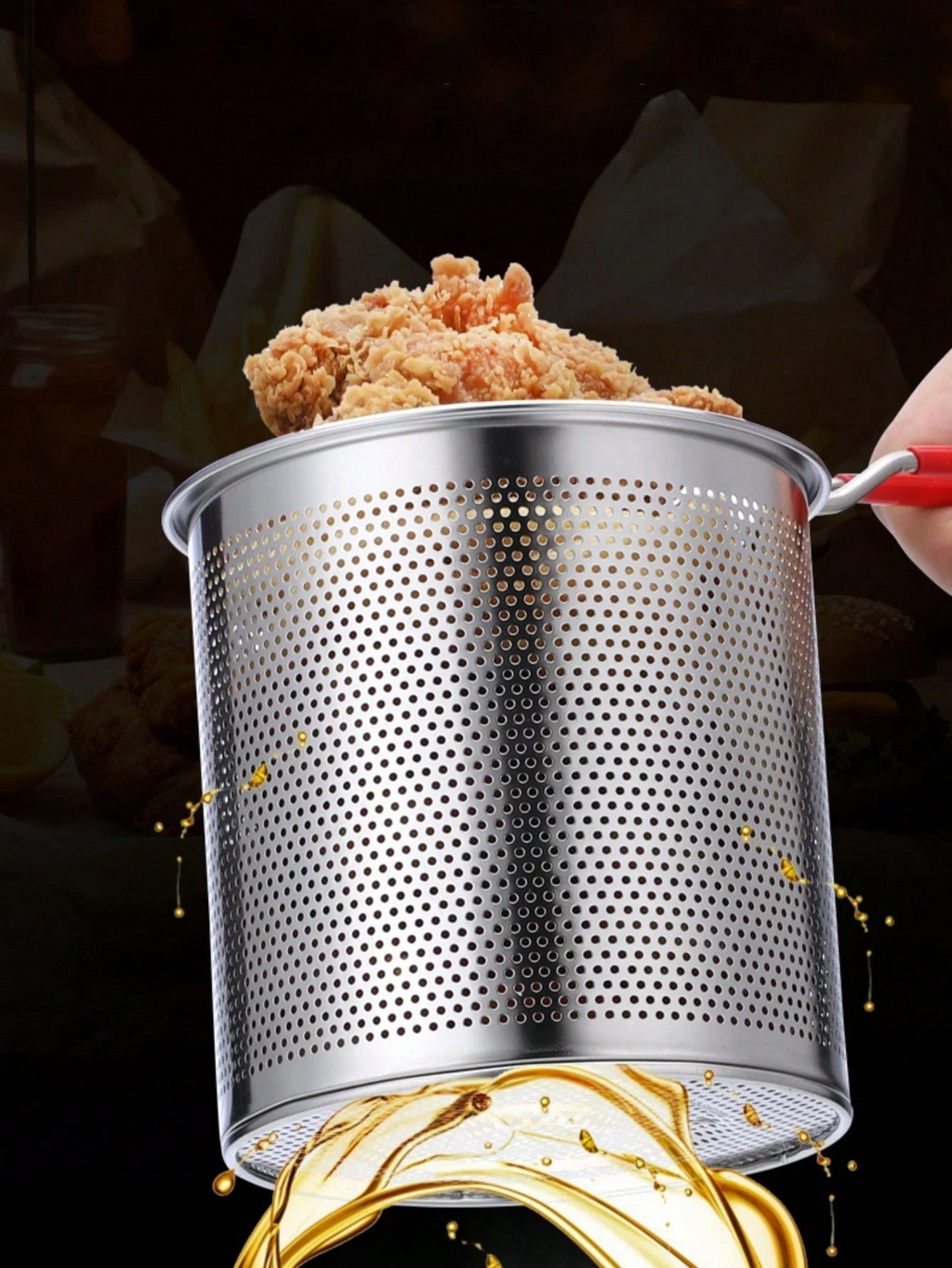 Stainless Steel Deep Fryer | Enjoy Crispy Foods with Less Oil