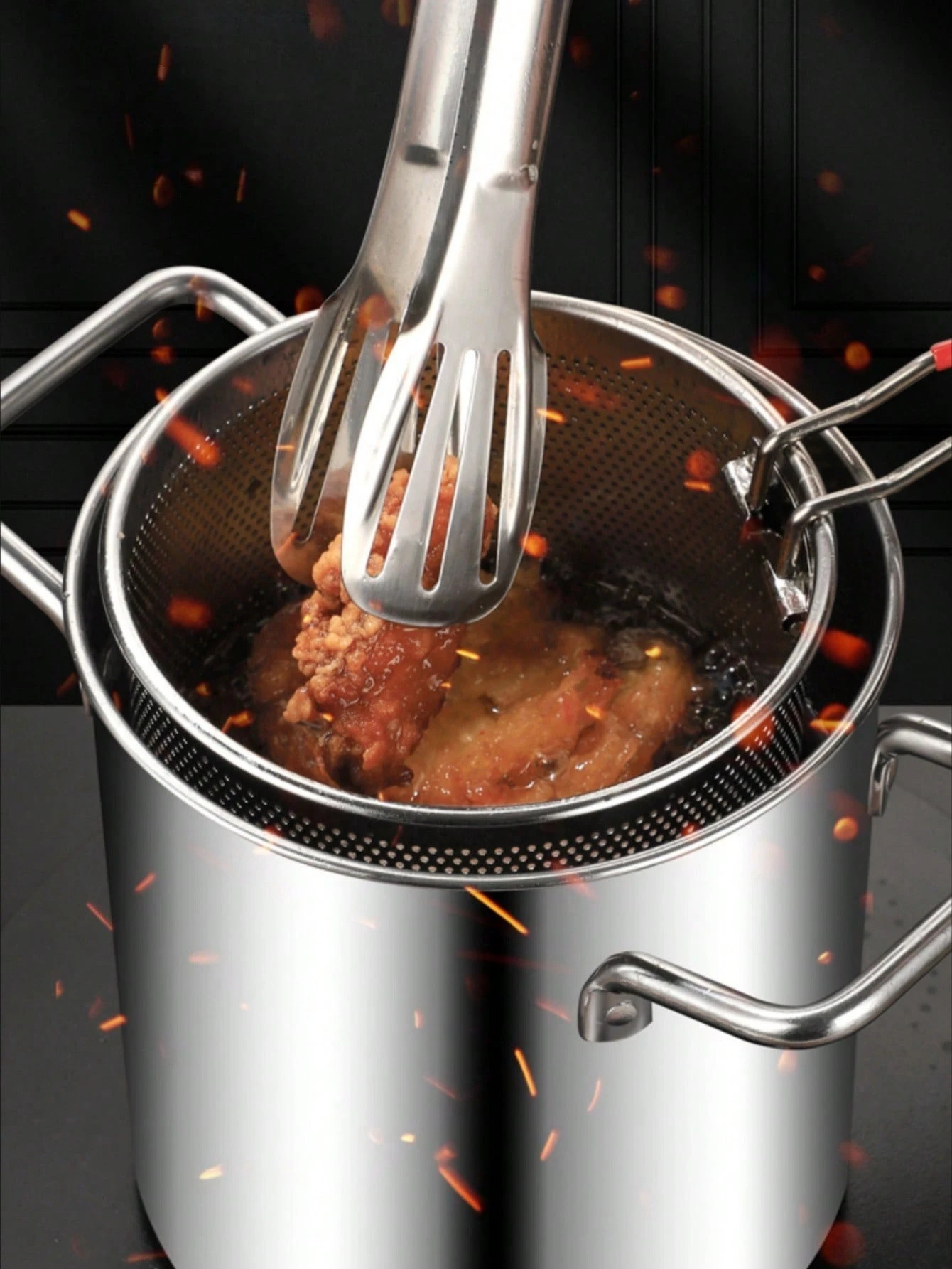 Stainless Steel Deep Fryer | Enjoy Crispy Foods with Less Oil