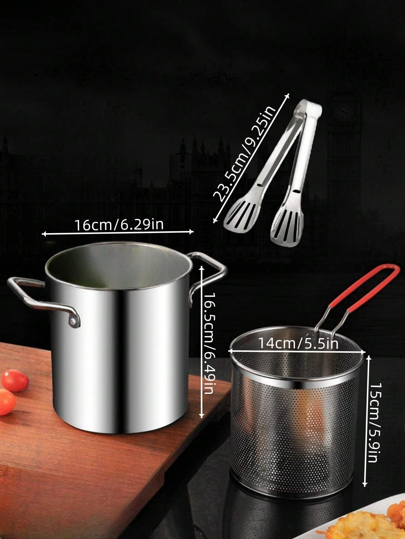 Stainless Steel Deep Fryer | Enjoy Crispy Foods with Less Oil