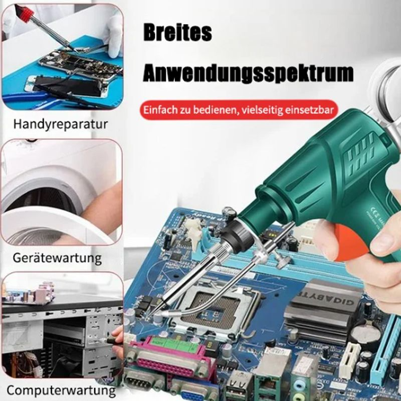 Auto-Feed Soldering Iron | 80W fast heat precision tool