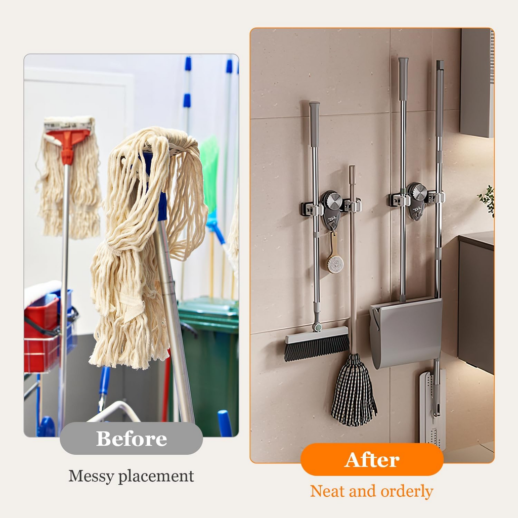 Wall Grip Organization Rack | Slim Hold for Pugs & More
