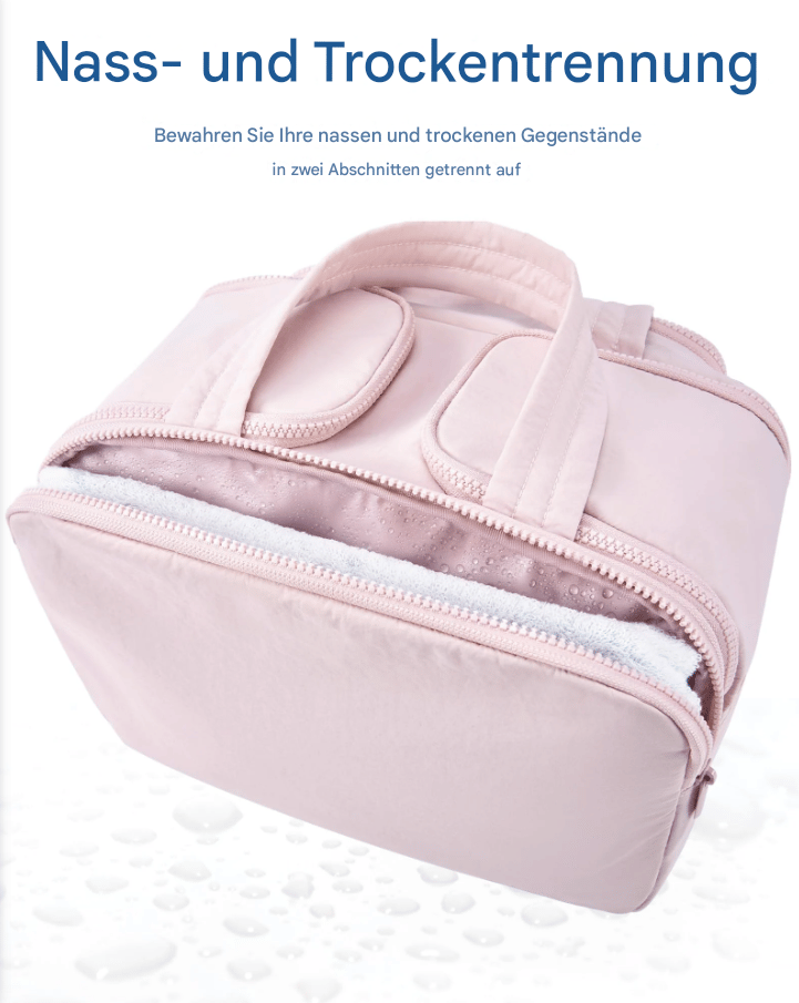 Multipurpose Toilet Bag | Soft, Spacious, 4-in-1 Organizer