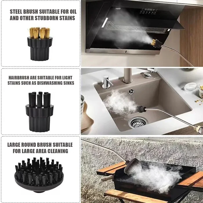 2500W High Pressure Steam Cleaner with Gloves