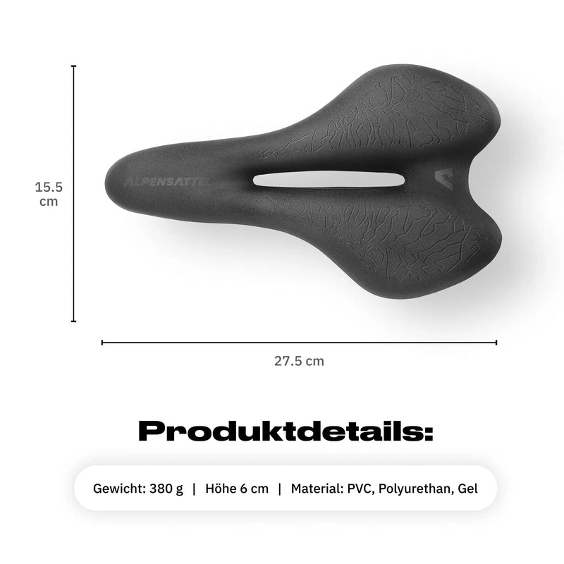 Ergonomic bicycle saddle | No more back and butt pain