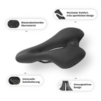 Ergonomic bicycle saddle | No more back and butt pain