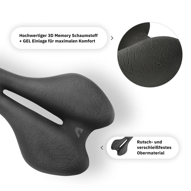 Ergonomic bicycle saddle | No more back and butt pain