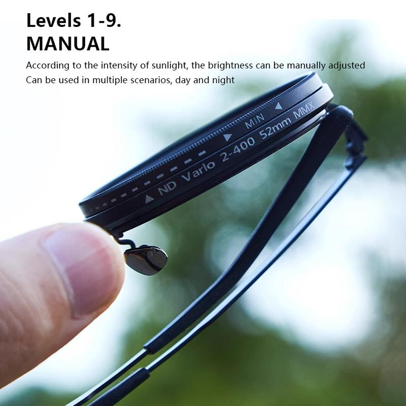 Sunglasses with adjustable tint | Perfect light, all-day comfort