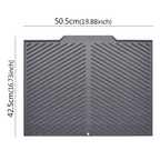 Silicone Dish Drying Mat with Drain Design