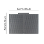 Silicone Dish Drying Mat with Drain Design