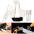 Chainsaw Sharpener with Integrated Sharpener