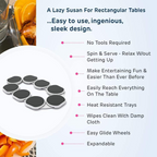 Turntable for dining tables | Enjoy your meals together with ease.