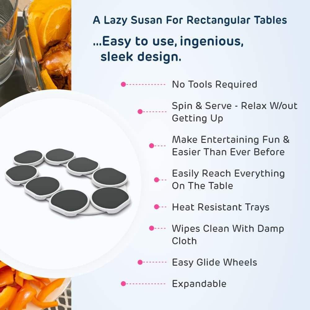 Turntable for dining tables | Enjoy your meals together with ease.