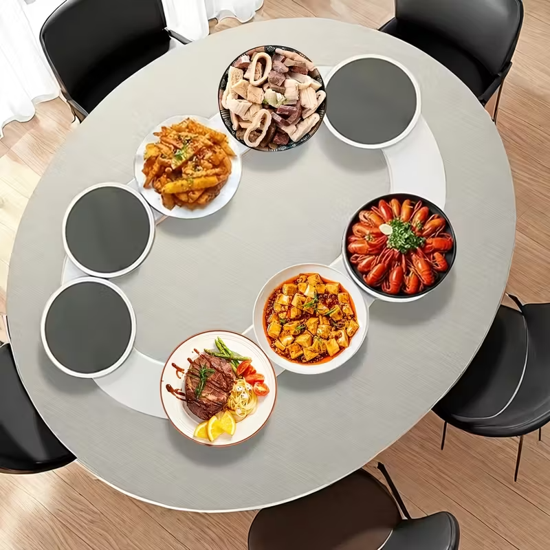 Turntable for dining tables | Enjoy your meals together with ease.