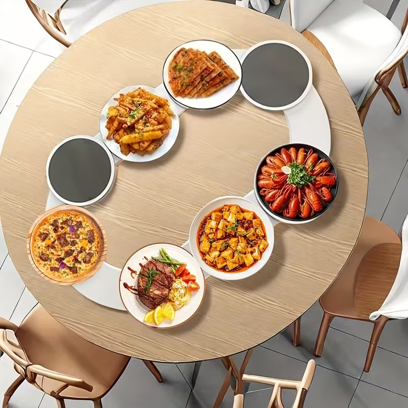 Turntable for dining tables | Enjoy your meals together with ease.