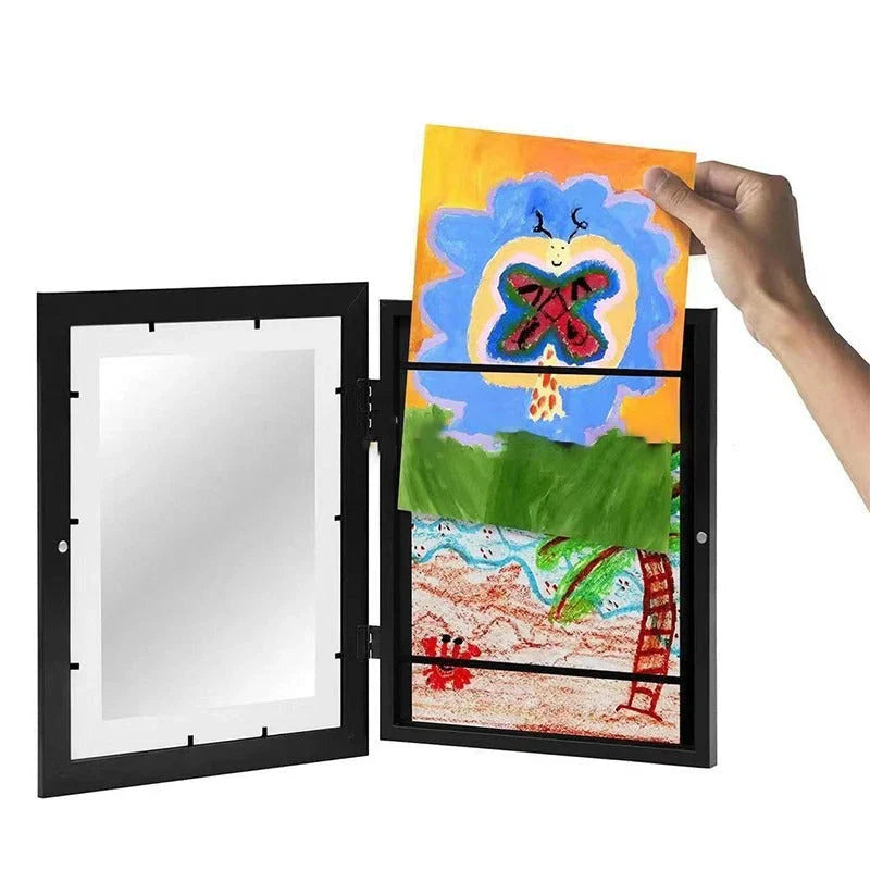Creative picture frame for drawings