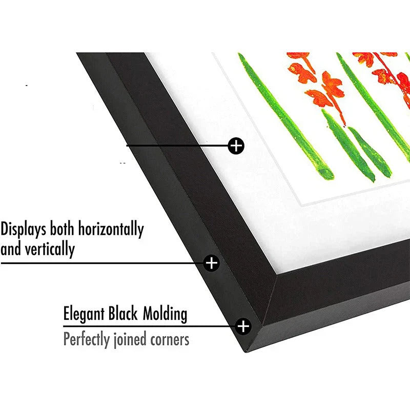 Creative picture frame for drawings