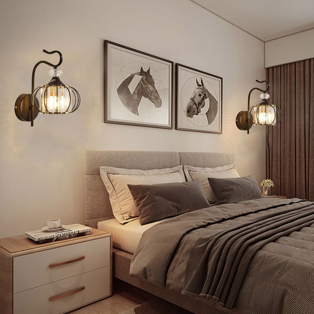 Industrial Iron Artistic LED Wall Lamp