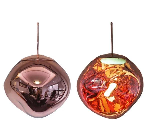 Glass Pendant Light | Scandinavian Modern Design | Clear Glass