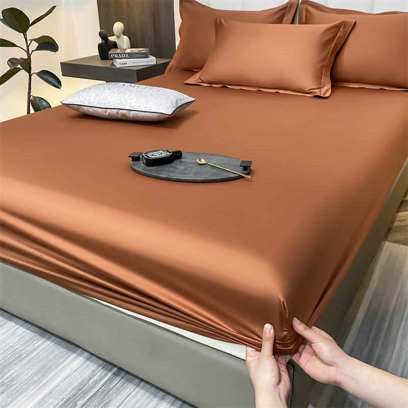 CottonLuxe Fitted Sheet | 100% Cotton | Breathable & Skin-Friendly | Perfect Fit with All-Around Elastic