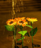 Waterproof Solar Sunflower Lamp for Garden & Terrace