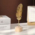 Ginkgo leaf decoration in a minimalist version